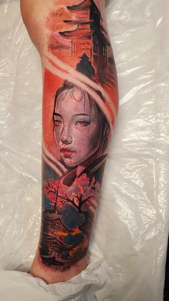 tatto leg master art tattoo