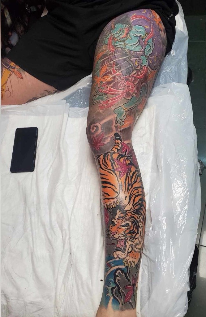 tatto leg master art tattoo