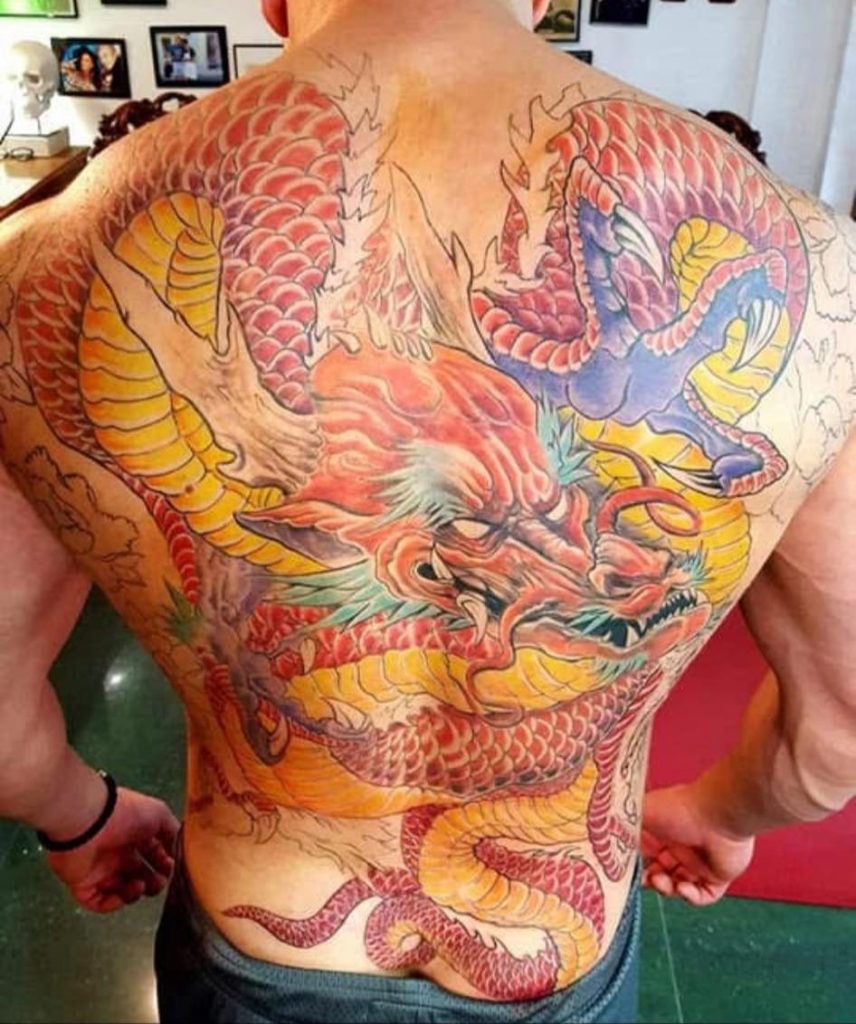tatto back master art tattoo