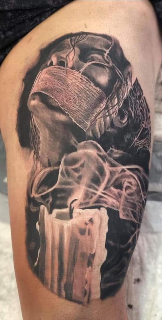 tatto leg 