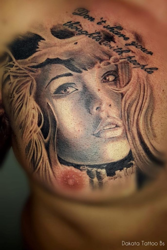 tatto chest master art tattoo