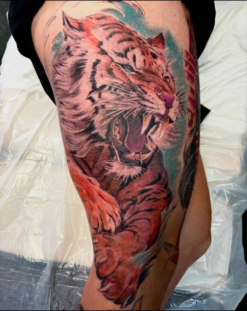 tatto leg 