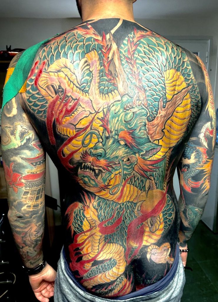 tatto back master art tattoo