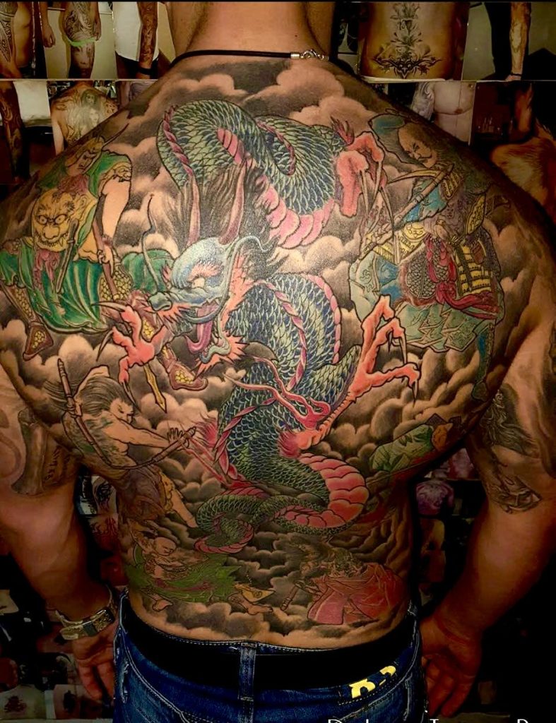 tatto back master art tattoo