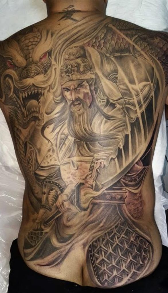 tatto back master art tattoo