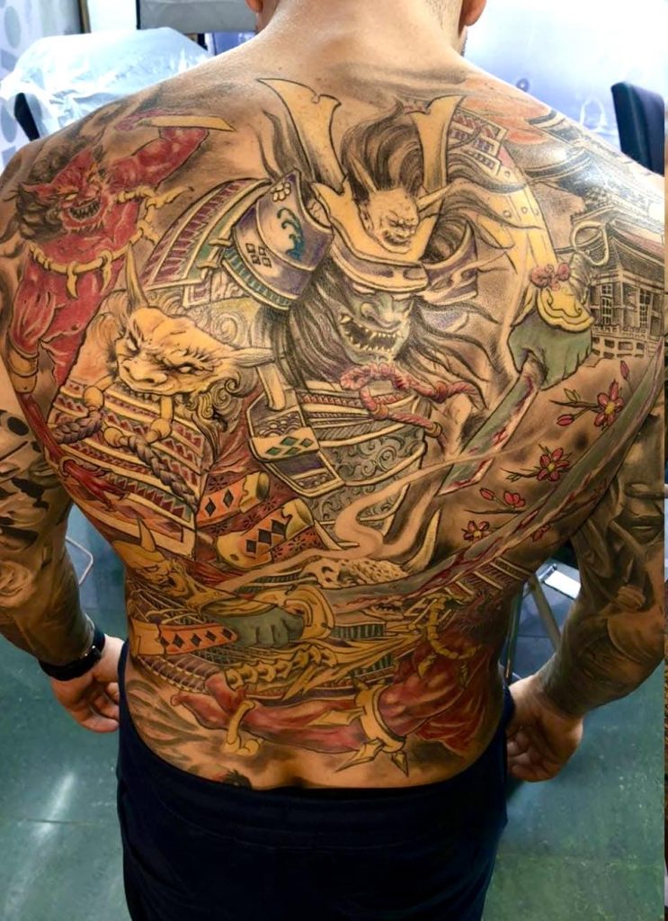 tatto back master art tattoo